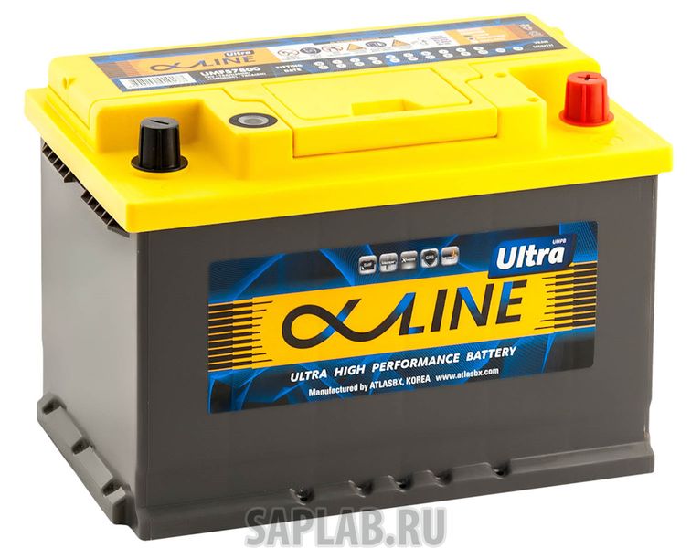 Купить ALPHALINE 57800UPR Аккумулятор ALPHALINE Ultra 57800 U PR 12В 78Ач 780CCA 278x175x190 мм Обратная (-+)