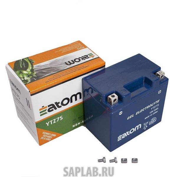 Купить ATOM 2102073 Мото аккумулятор ATOM  YTZ7S GEL гелевый