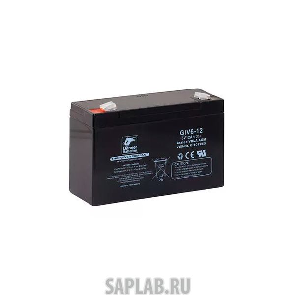 Купить BANNER 6СТ7GIVS127 Аккумулятор BANNER GIV-S 7А/ч