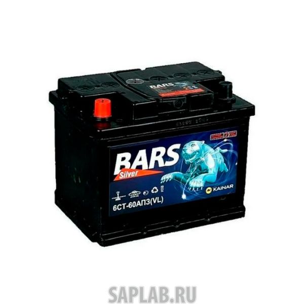 Купить BARS 6СТ60VLA Аккумулятор 60А/ч BARS SILVER EN 530А Прямая 242x175x190 6 СТ-60 VLA