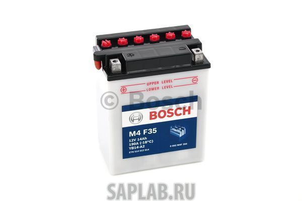 Купить BOSCH 0092M4F350 Аккумулятор автомобильный BOSCH 0 092 M4F 350 14 Ач