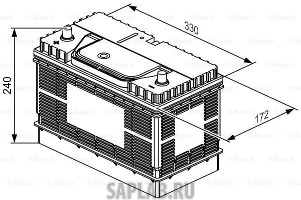 Купить BOSCH 0092T30500 Аккумулятор автомобильный BOSCH 0 092 T30 500 105 Ач