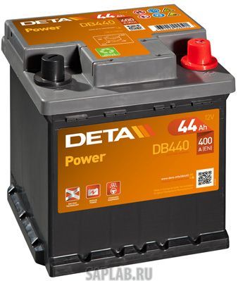 Купить DETA DB440 Аккумулятор автомобильный DETA DB440 44 Ач