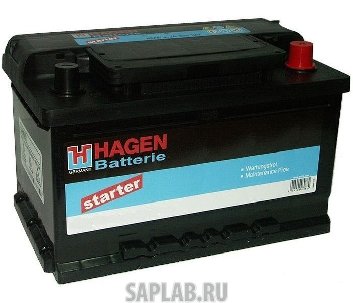 Купить HAGEN 57844 Аккумулятор автомобильный Hagen 12V 74Ah 680A B13 57844