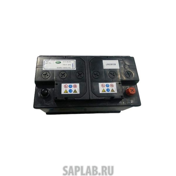 Купить LAND_ROVER LR038128 Аккумуляторная батарея, 12В, 80АЧ/700А (ЗАТОПЛЕННЫЙ) Land Rover LR038128