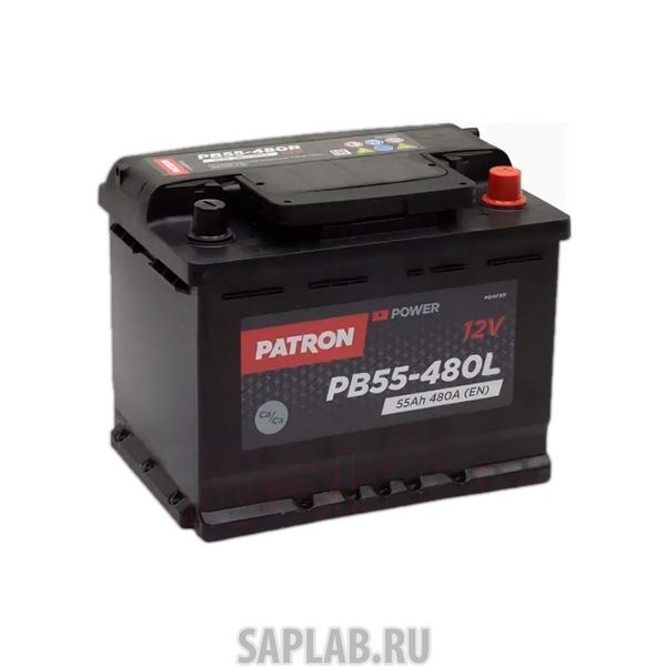 Купить PATRON PB55480L Аккумулятор PATRON POWER 12V 55AH 480A ETN 1(L+) 242x175x190mm 13,4kg