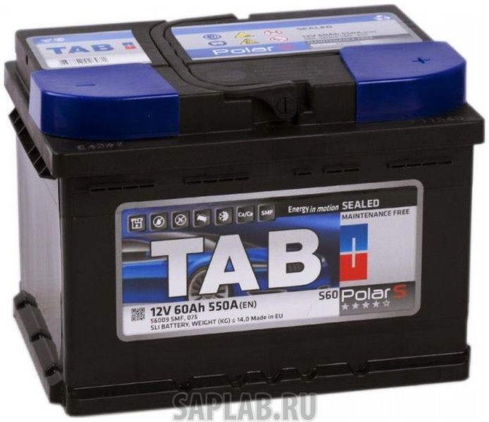 Купить TAB 56009 Аккумулятор TAB POLAR S 60RS 550A 242x175x175 56009