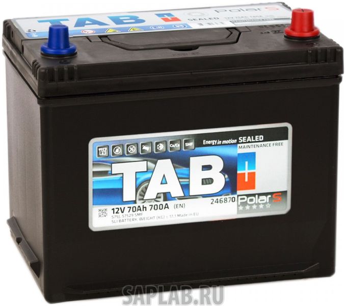 Купить TAB 57029 Аккумулятор TAB POLAR S 70R 700A 260x175x220 57029