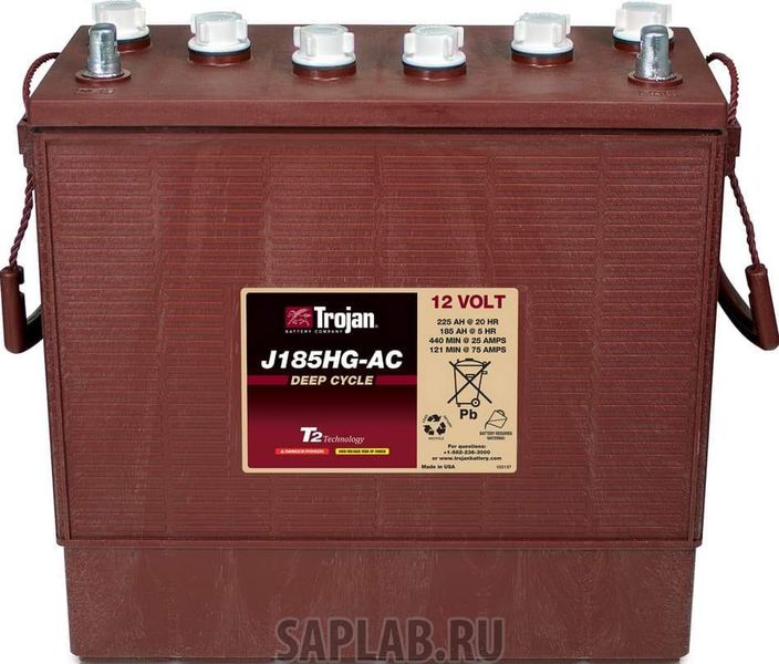 Купить TROJAN J185HGAC Аккумулятор TROJAN J185HG-AC 12V 225A (394х175х372)