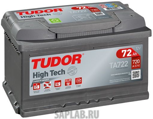 Купить TUDOR TA722 Аккумулятор автомобильный TUDOR TA722 72 Ач