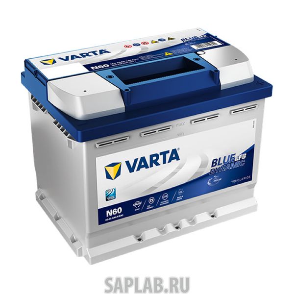 Купить VARTA 560500064 Аккумулятор Varta Blue Dynamic Efb 60а/Ч N60 (-/+) 12v 640a 242x175x190 560500064