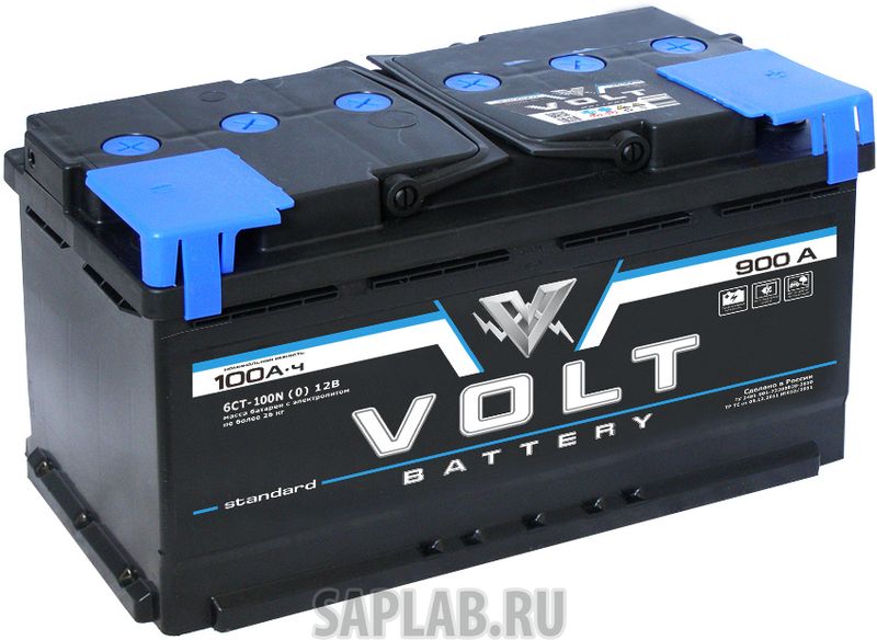 Купить VOLT VS10001 Аккумулятор автомобильный VOLT STANDARD 6СТ-100.0 VS10001
