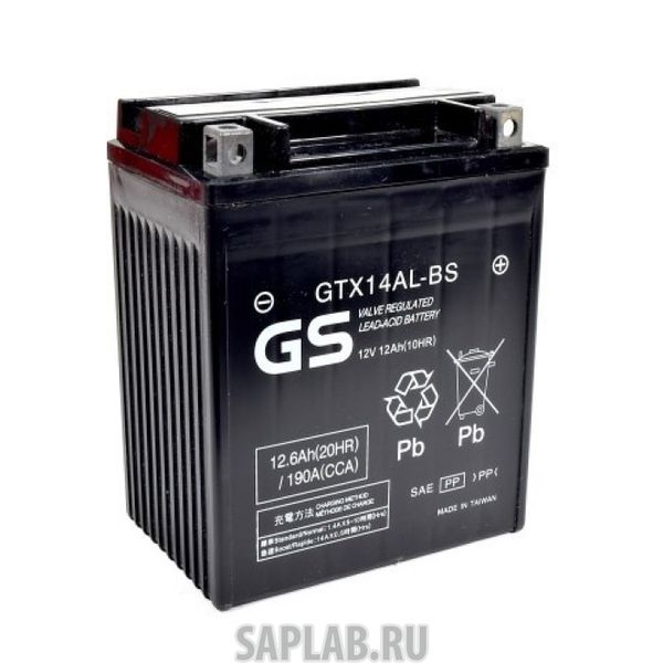 Купить YUASA 1554 Аккумулятор GS GTX14AL-BS