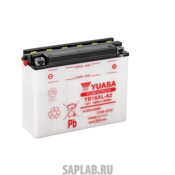 Купить YUASA YB16ALA2 Аккумулятор для мототехники YUASA YB16AL-A2