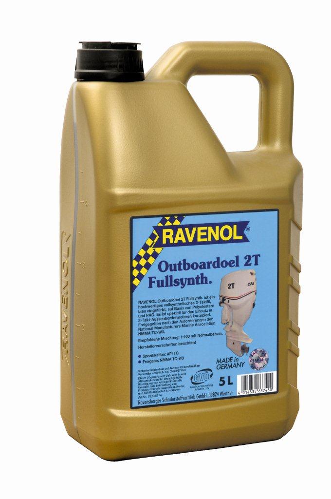 Купить Ravenol 4014835637450 Outboardoel 2T Full synth, 5л