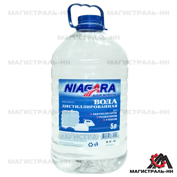 Купить Niagara 001012000010 Вода дистиллированная, 5 л.