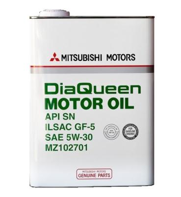 Купить Mitsubishi MZ102701 Dia Queen Motor Oil SAE 5W-30 API SN/GF-5 (4л)