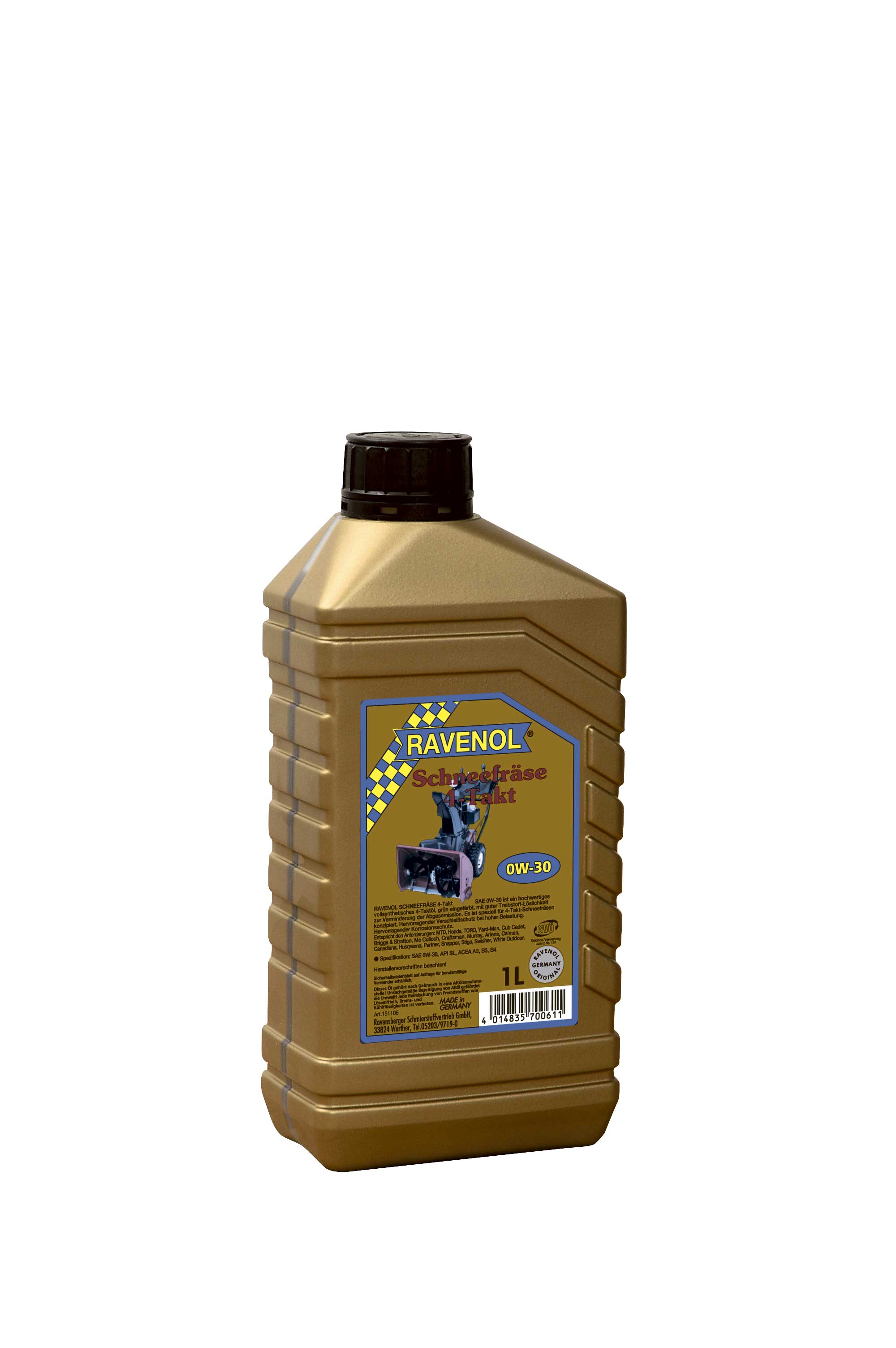 Купить Ravenol 4014835700611 SCHNEEFRASE 4-Takt 0W-30, 1л