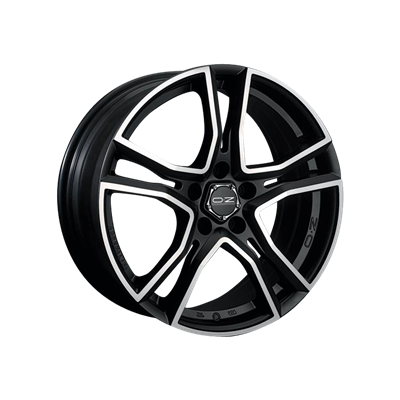 Купить Oz WHS056764 Adrenalina 16/7,5 ET35 Matt black + diamond cut