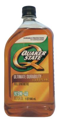 Купить Quaker state 073102048362 Ultimate Durability European Full Synthetic 5W-40 Motor Oil