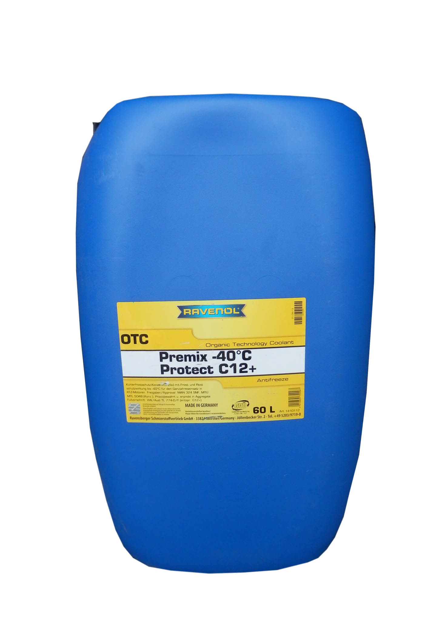 Купить Ravenol 4014835755567 Антифриз готовый к прим. лила OTC Organic Techn.Coolant Premix -40°C (60л)