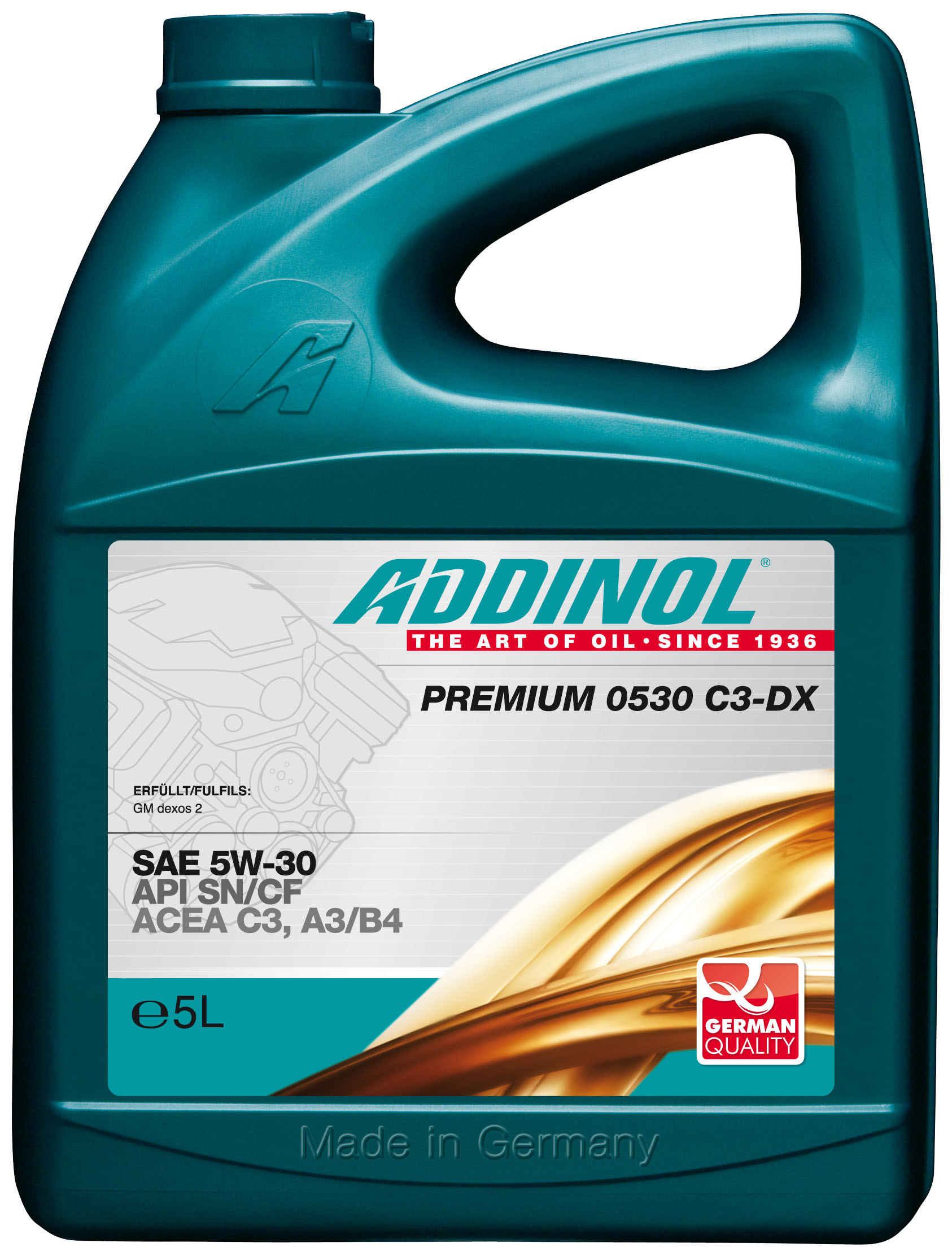 Купить Addinol 4014766241184 Premium 0530 C3-DX 5W-30, 5л