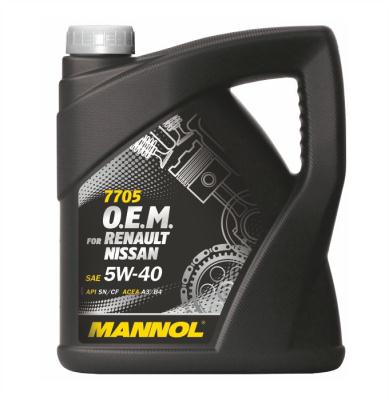 Купить Mannol 4036021401515 O.E.M. for Renault Nissan 5W-40