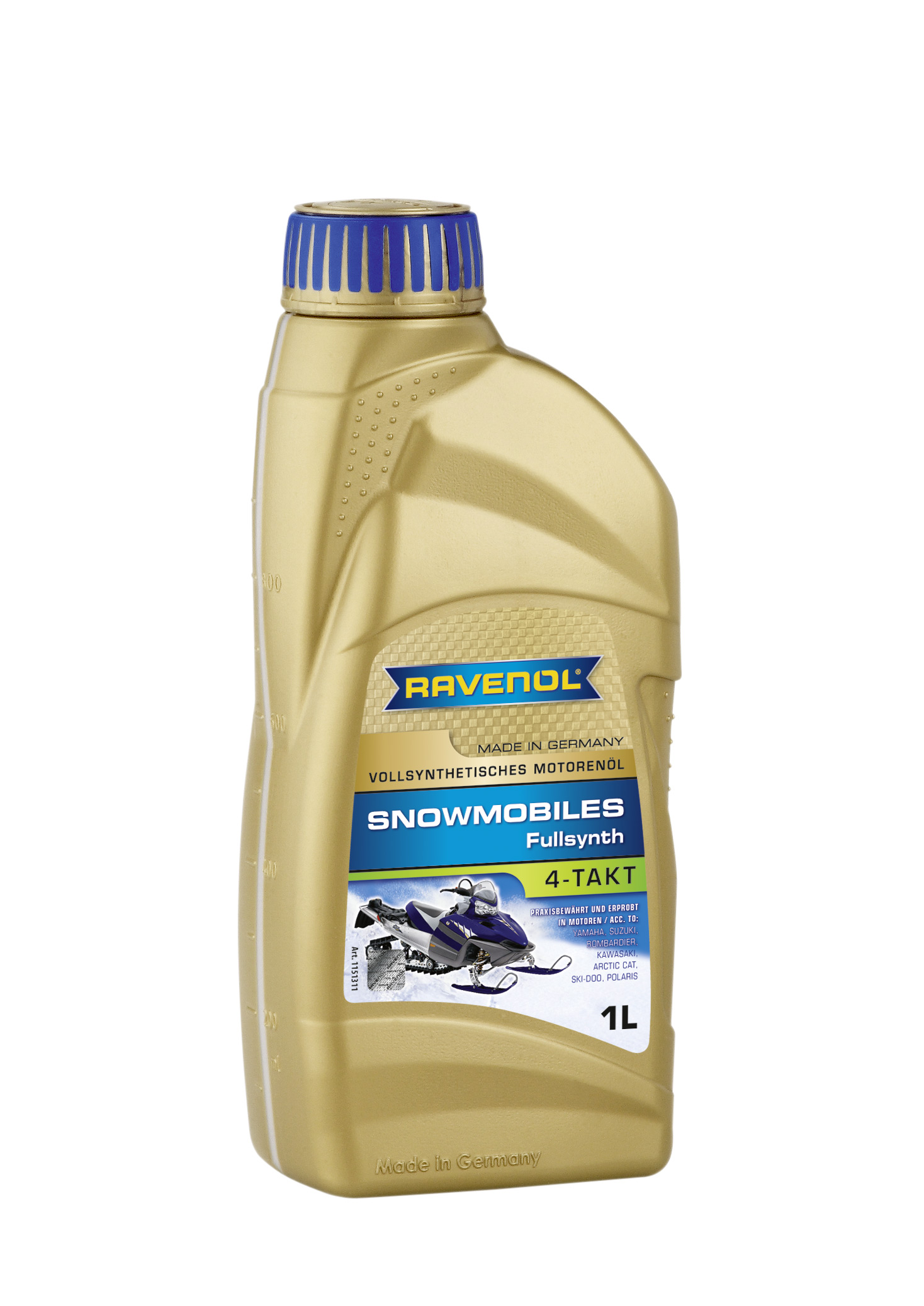 Купить Ravenol 4014835728011 Масло для 4-Такт снегоходов Snowmobiles 4-Takt Fullsynth. (1л) new