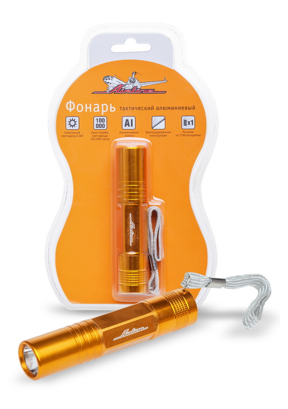 Купить Airline AFL107 Фонарь тактический аллюминиевый LEDx1