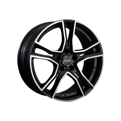 Купить Oz WHS056767 Adrenalina 16/7,5 ET40 Matt black + diamond cut