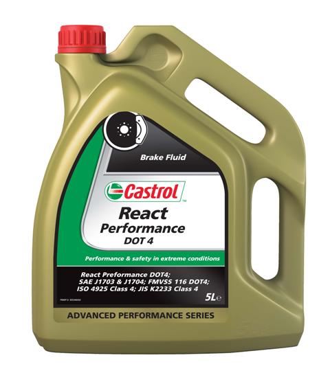 Купить Castrol 15038A Синтетическая тормозная жидкость React Performance, 5л