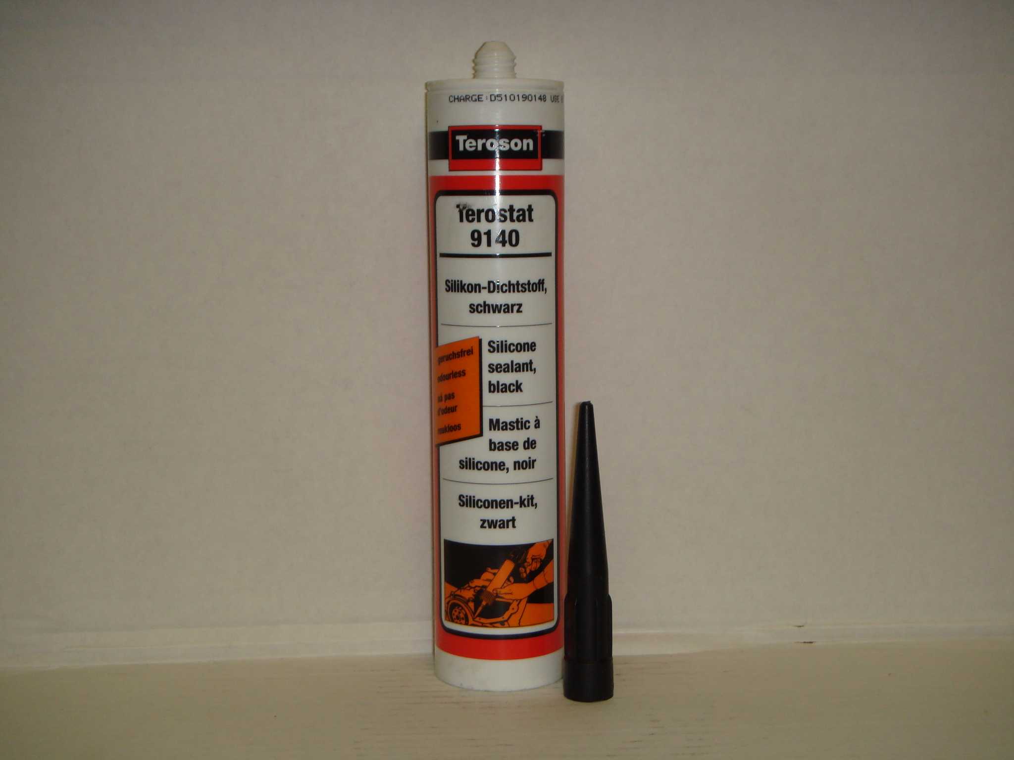 Купить Teroson 267085 Герметик черный, нейтральный (картуш), 310 мл