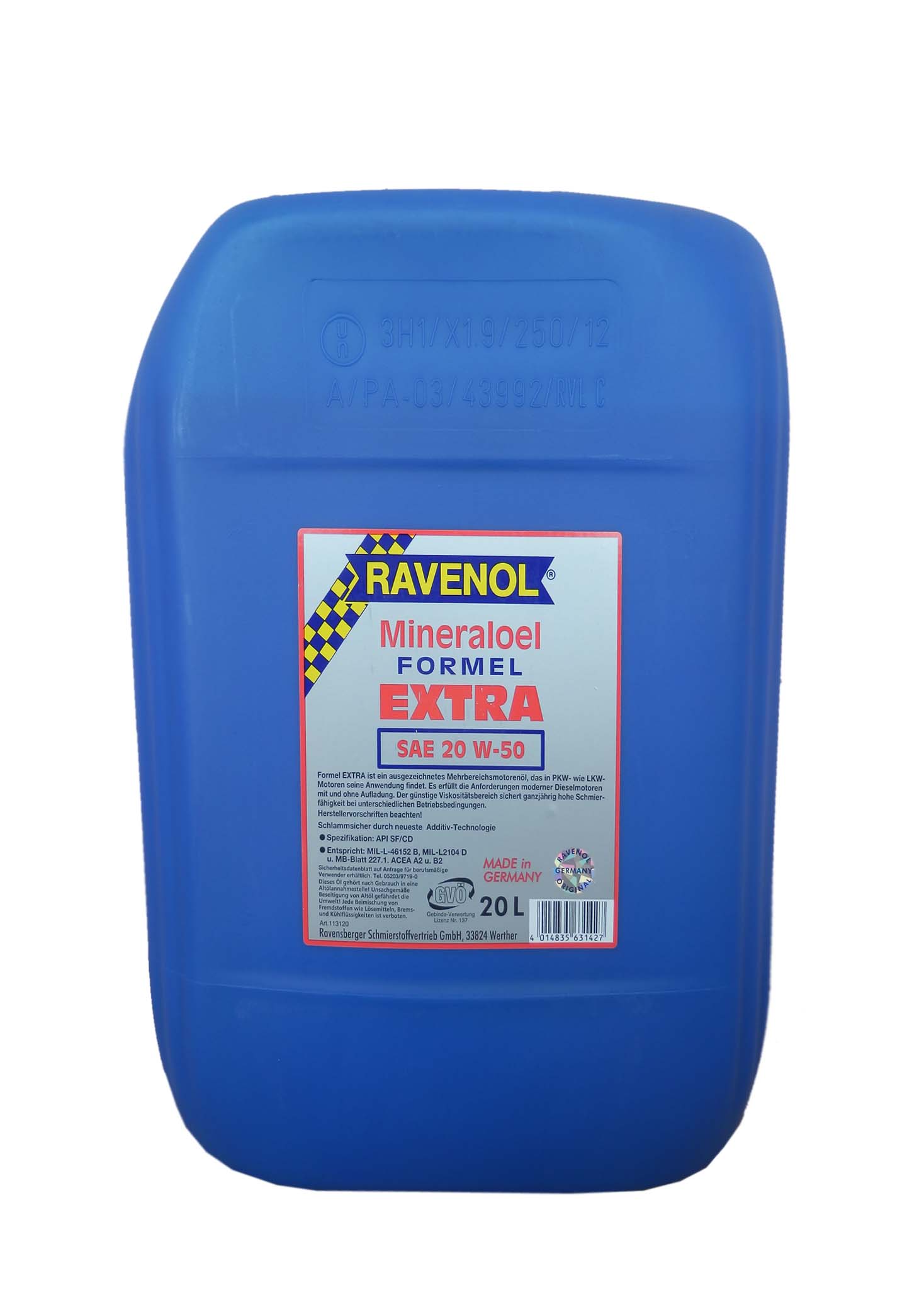 Купить Ravenol 4014835631427 Fanfaro DEISEL UHPD TRD 12 5W-40, 208л